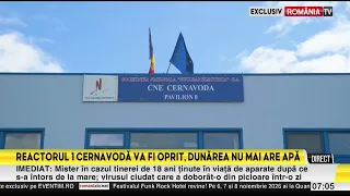 Cernavodă Nuclear Power Plant Unit 1 to be shut down as a precaution
