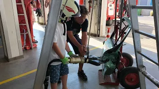 Emergency Services Day in Deutsch-Wagram: Heat, crowds – and a major fire in the Lobau
