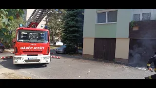 Tűz volt a Fodor utcában