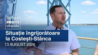 Știrile PRO TV (ORA 20:00) | SITUAȚIE ÎNGRIJORĂTOARE LA COSTEȘTI-STÂNCA | Moldova