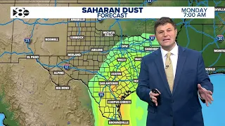 DFW Weather | Saharan dust arrives Monday morning in 14 day forecast