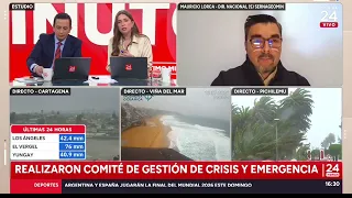 Sernageomin on areas of concern: "there are 3 zones at risk of landslides"