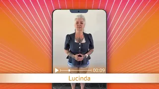 TV Oranje app video message - Lucinda