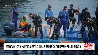 Pangdam Jaya, Kapolda Metro Jaya & Pemprov DKI Bersih Bersih Sungai
