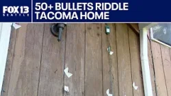 Tacoma family feels lucky to be alive after 50 bullets riddle home | FOX 13 Seattle