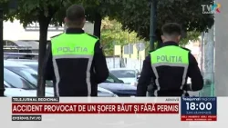 ACCIDENT PROVOCAT DE UN ȘOFER BĂUT ȘI FĂRĂ PERMIS ACCIDENT PROVOCAT DE UN ȘOFER BĂUT ȘI FĂRĂ PERMIS