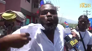 Mach pasifik "Tèt ansanm pou lapè" pou mande lapè ak estabilite nan peyi a