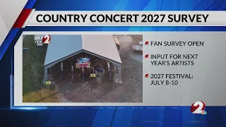 Country concert 2027 survey