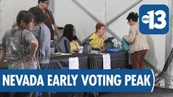 Early voting numbers climbing toward potential peak Friday in Nevada