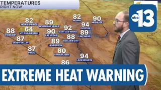 Hot and Humid Weather to Continue Through the Weekend in Las Vegas