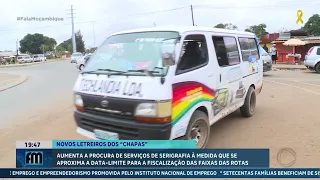 Corrida à serigrafia em Maputo antes do prazo para as faixas das rotas #Transportes @MiramarNews