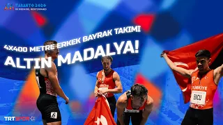 🇹🇷 4x400 metre erkek bayrak takımımızdan altın madalya! 🥇| 2026 Akdeniz Oyunları