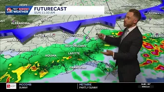 Impact Day: Isolated street flooding possible Sunday morning in southeast Louisiana