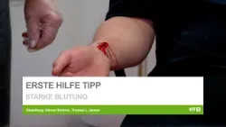 Erste Hilfe: Starke Blutung