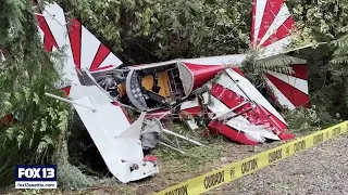 Single-engine plane crashes in Lake Stevens, WA, injures 1