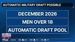 В США возможен автоматический призыв в армию.