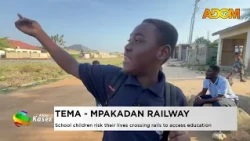 Tema - Mpakadan Railway: School children risk lives crossing rails to access education (29-10-26)