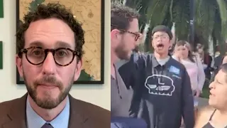 California lawmaker Scott Wiener says being berated over Gaza "went beyond free speech"