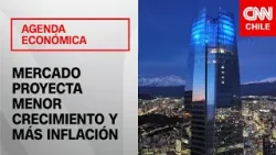 Alerta económica: Mercado proyecta menor crecimiento y alza en la inflación para Chile