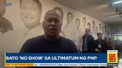 Bato, 'no show' sa ultimatum ng PNP