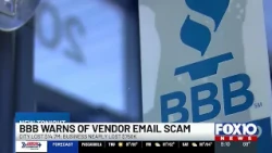 BBB warns of vendor email scam