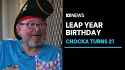 Leap year 21st birthday bash finally arrives for retired Dongara crayfisherman Chocka | ABC News