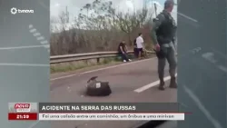 Acidente na Serra das Russas: caminhão, ônibus e minivan se envolvem em colisão |#NovaGeral |TV NOVA