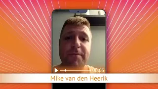 TV Oranje app video message - Mike van den Heerik