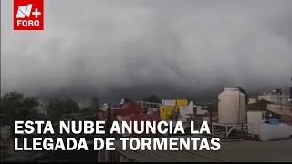Stunning "Shelf Cloud" Captured in the Mexico City Sky