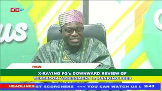 X-Raying FG's Downward Review of Textbook Assesment and Ranking Fees