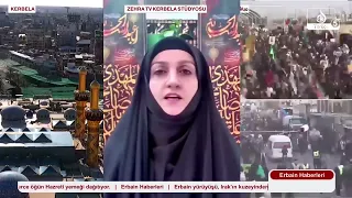 Erbain Haberleri | Kərbəla yolunda milyonlarla zəvvar və Ərbəin xidmətlərinin möhtəşəm mənzərəsi