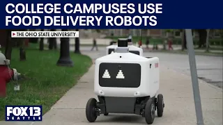 More colleges testing food delivery robots | FOX 13 Seattle