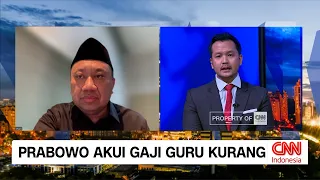Prabowo Akui Gaji Guru Masih Belum Memadai