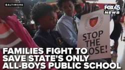 Семьи борются за сохранение единственной в Мэриленде государственной школы для мальчиков, посколь...