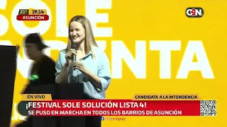 Soledad Núñez activates List 4 in the neighborhoods of Asunción