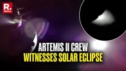 Экипаж миссии «Артемида II» НАСА наблюдал солнечное затмение вблизи Луны, длившееся около часа. Экипаж миссии «Артемида II» НАСА наблюдал солнечное затмение вблизи Луны, длившееся около часа.
