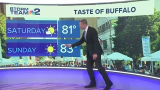 Great weather for Taste of Buffalo weekend: Storm Team 2 nightly forecast for Friday, July 10th