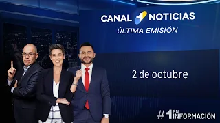 Canal 1 News final broadcast | October 1st