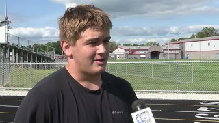 Fremont senior center, defensive tackle Talon Rowe practice interview 9/7/2026