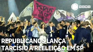 Republicanos launches Tarcísio’s reelection bid in São Paulo