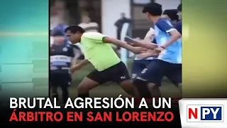 Brutal assault on a referee in San Lorenzo