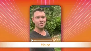 TV Oranje app video message - Maico