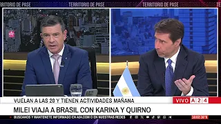 🔴 MILEI VIAJA A BRASIL CON KARINA Y QUIRNO: EL PASE DE FEINMANN Y ROSSI