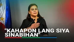 Sara Duterte hindi umano ipinaalam sa ama ang pagdeklang tatakbo sa 2028