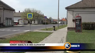 SÖRÉRT RABOLTA KI IDŐS ÁLDOZATÁT