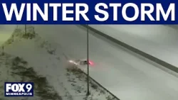 Crash compilation from Minnesota winter storm