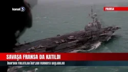 Savaşa Fransa da katıldı | İran'dan fırlatılan İHA'ları vurmaya başladılar