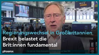 phoenix tagesgespräch mit Bernd Lange zum Regierungswechsel in Großbritannien | 20.07.26