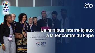 Un minibus interreligieux à la rencontre du Pape