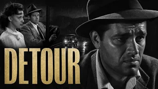 A Doomed Hitchhiker's Nightmare | DETOUR (1945) Full Movie | Classic Film Noir